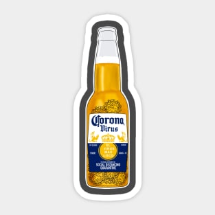 Corona Sticker